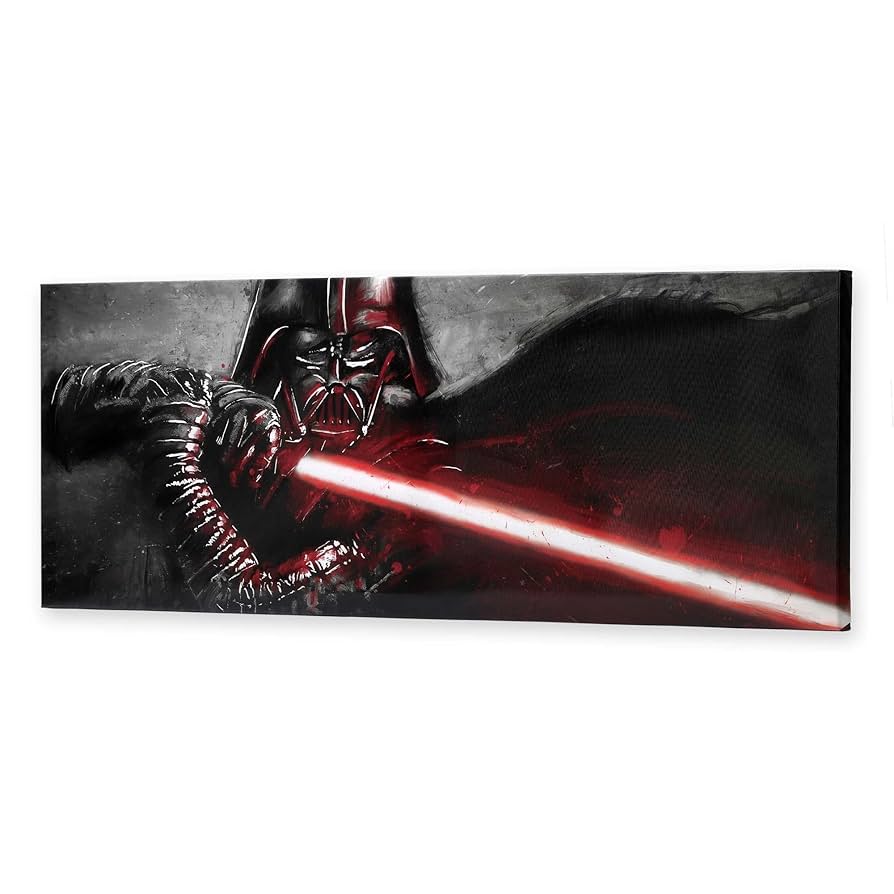 ストリートアート ダース・ベイダー風キャンバス ストリートアート ダース・ベイダー風キャンバス Amazon.co.jp